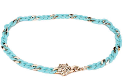 Tiekart Women Casual Blue Plastic Belt