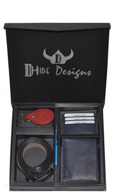 

DHide Designs Men Multicolor Genuine Leather Belt