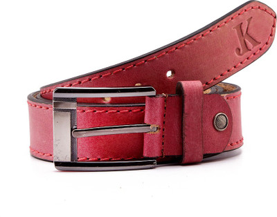 

Junckers Men Casual, Party, Evening Red Genuine Leather Belt