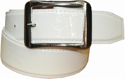 

Ansari Men Casual White Canvas Belt