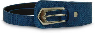 

Baggit Women Casual Blue Synthetic Belt, Inkblue