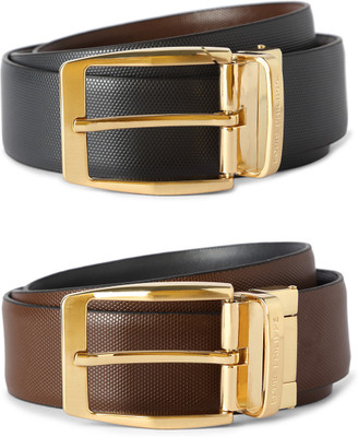 

Louis Philippe Men Black Genuine Leather Belt