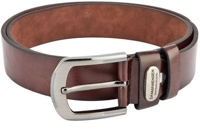 

Swiss Design Men Casual Brown Genuine Leather Belt