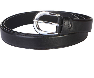 

Royal County Of Berkshire Polo Club Women Casual Black Texas Leatherite Belt, Black-02