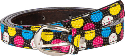

ESHTYLE Girls Casual, Party, Evening Black Artificial Leather Belt