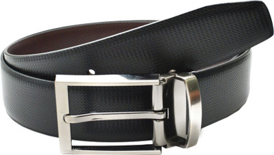 

Leather Hub Men Formal Black, Brown Artificial Leather Reversible Belt
