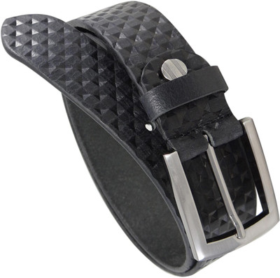 

Midas Men Formal Black Genuine Leather Belt