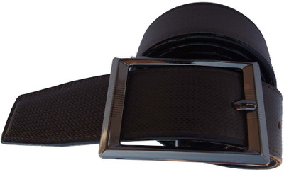 

P&E Men Formal Brown Artificial Leather Reversible Belt