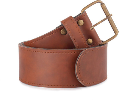 

XCCESS Men Casual, Formal, Party, Evening Brown Fabric Reversible Belt