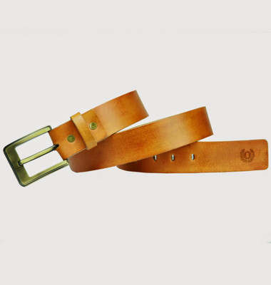 

99Cells Men Casual Tan Genuine Leather Belt