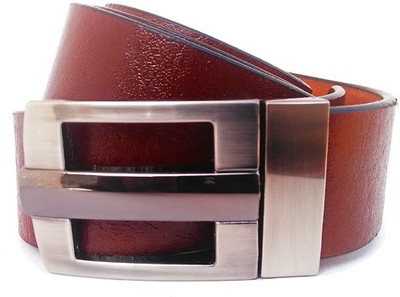 

Wholesome Deal Men Formal Tan Artificial Leather Belt