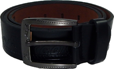 

Els Men Casual, Formal Black Artificial Leather, Synthetic Belt