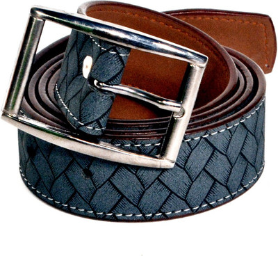 

D Jindals Men Casual Grey Genuine Leather Belt, Gr