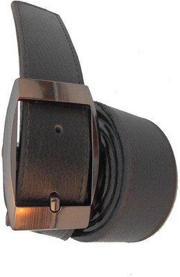 

AmahapGlamourDaze Men Formal Black Artificial Leather Belt