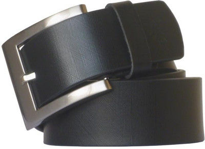

Sondagar Arts Men Casual Black Genuine Leather Belt, Black18