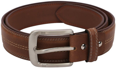 

Hidedge Men Casual Brown Artificial Leather Belt