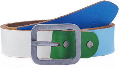 80% OFF on Covo Men Casual Multicolor Genuine Leather Belt
