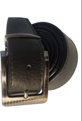 

AmahapGlamourDaze Men Formal Black Synthetic Belt