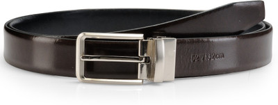 

Teakwood Men Black Genuine Leather Belt