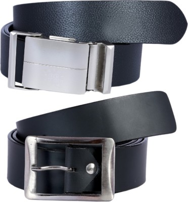 

Kritika Men Black Genuine Leather Belt