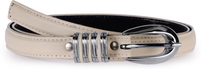 

Allura Women Evening/Party, Casual, Semi-formal Beige Synthetic Belt