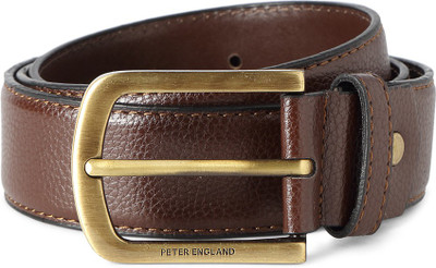 

Peter England Men Brown Artificial Leather Belt