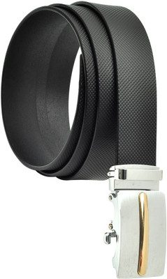 

Hawai Men Casual, Formal Black Genuine Leather Belt, Black-01
