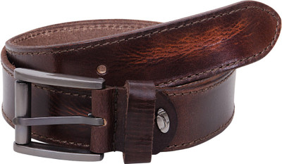 

Hornbull Men Casual Brown Genuine Leather Belt