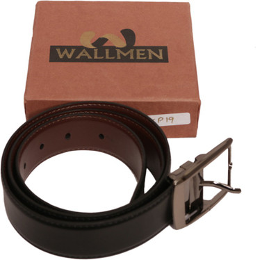 

Wallmen Men Casual Black, Brown Artificial Leather Reversible Belt, Black/brown - bbkbnp19