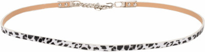 Tiekart Women Casual White Synthetic Belt