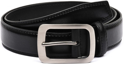 

Buckle Up Men Formal Black Artificial Leather Belt