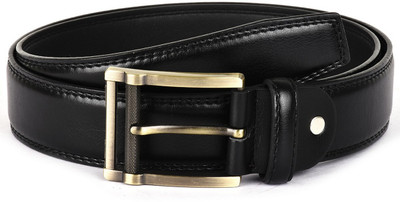 

Buckle Up Men Formal Black Artificial Leather Belt