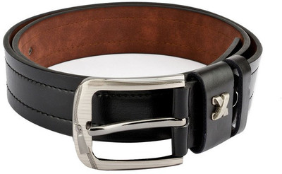 

Swiss Design Men Casual Black Genuine Leather Belt