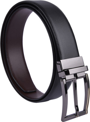 

BW Men Formal Black Genuine Leather Reversible Belt
