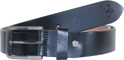 

Sondagar Arts Men Black Genuine Leather Belt