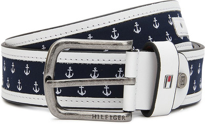 

Tommy Hilfiger Men Casual White Genuine Leather Belt
