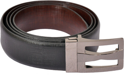 

The Runner Men Formal Black Genuine Leather Reversible Belt, Blbr03