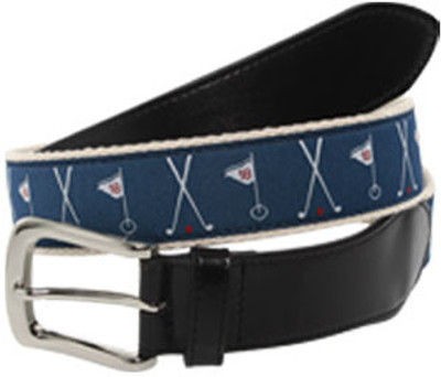 40% OFF on Orosilber Men Casual Black Genuine Leather Belt