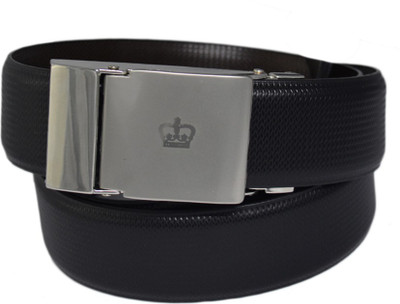 

LEE O Men Formal Black Genuine Leather Reversible Belt