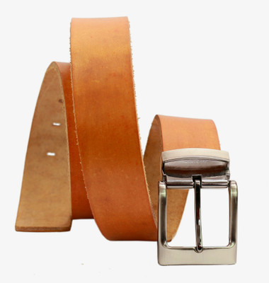 

99Cells Men Casual Tan Genuine Leather Belt