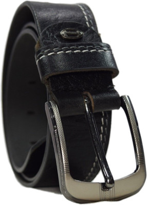 

TannedHides Men Formal Black Genuine Leather Belt