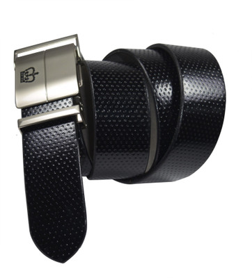 

Vbee's London Men Formal, Party Black Genuine Leather Belt