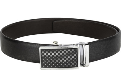 

Teakwood Men Formal Black Genuine Leather Belt