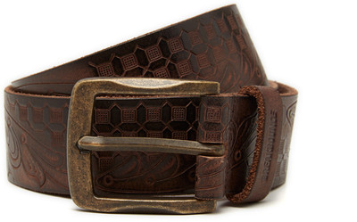 

Breakbounce Men Casual Brown Genuine Leather Belt