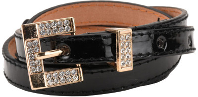 

Tiekart Women Casual Black Synthetic Belt