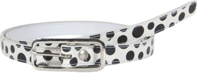 

Snoby Women Casual Multicolor Artificial Leather Belt, Black-white2