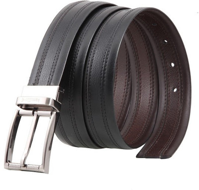 

Kamillo Men Casual, Formal Black Genuine Leather Reversible Belt