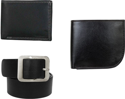 

Howdy Men Formal Black Artificial Leather Belt