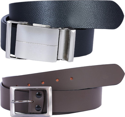 

Kritika Men Multicolor Genuine Leather Belt, Multi