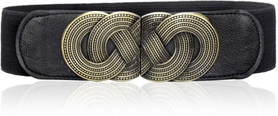 

Calvino Women Casual, Formal Black Artificial Leather Belt